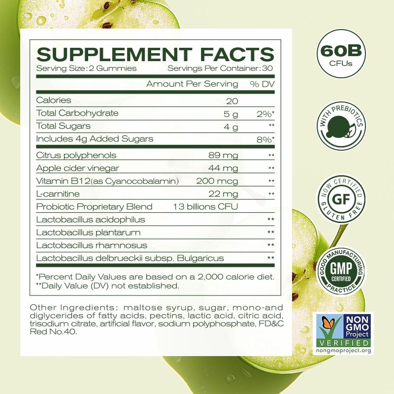 Apple Cider Vinegar Gummies Recipe Supports Normal Energy Levels and Gut Health Edible Dietary Apple Cider Vinegar Gummies Recipe Supports Normal Energy Levels and Gut Health Edible Dietary