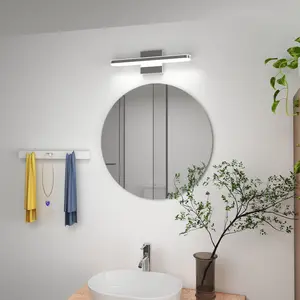 LED Bathroom Vanity Light Bar Dimmable Bathroom Light Fixtures Modern Over Mior Lighting Fixture 16Inch BathWall LIght 8W Wall Sconce Lighting for Bathrooms Bedroom Living Room Indoor 6000K