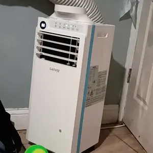 Garvee 8K/10K/12K/14K BTU Portable Air Conditioner 5-in-1 AC, AC Unit with Dehumidifier and Fan for Rooms up to 350 Sq Ft, Quiet Personal Cooling Fan with Remote Control for Bedroom, White | Remote Control, 24H Timer & Window Kit Included