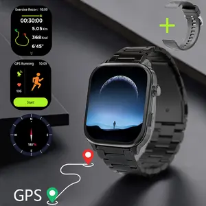 New 2025 GPS Tracker Smart Watch for Men/Women, 2.01"HD Smartwatch with Compass, Make/Answer Call Smart Watches, multiple Sport Modes, Water-Resistance, Heart Rate/Sleep Monitor, Fitness Tracker for Android/iOS