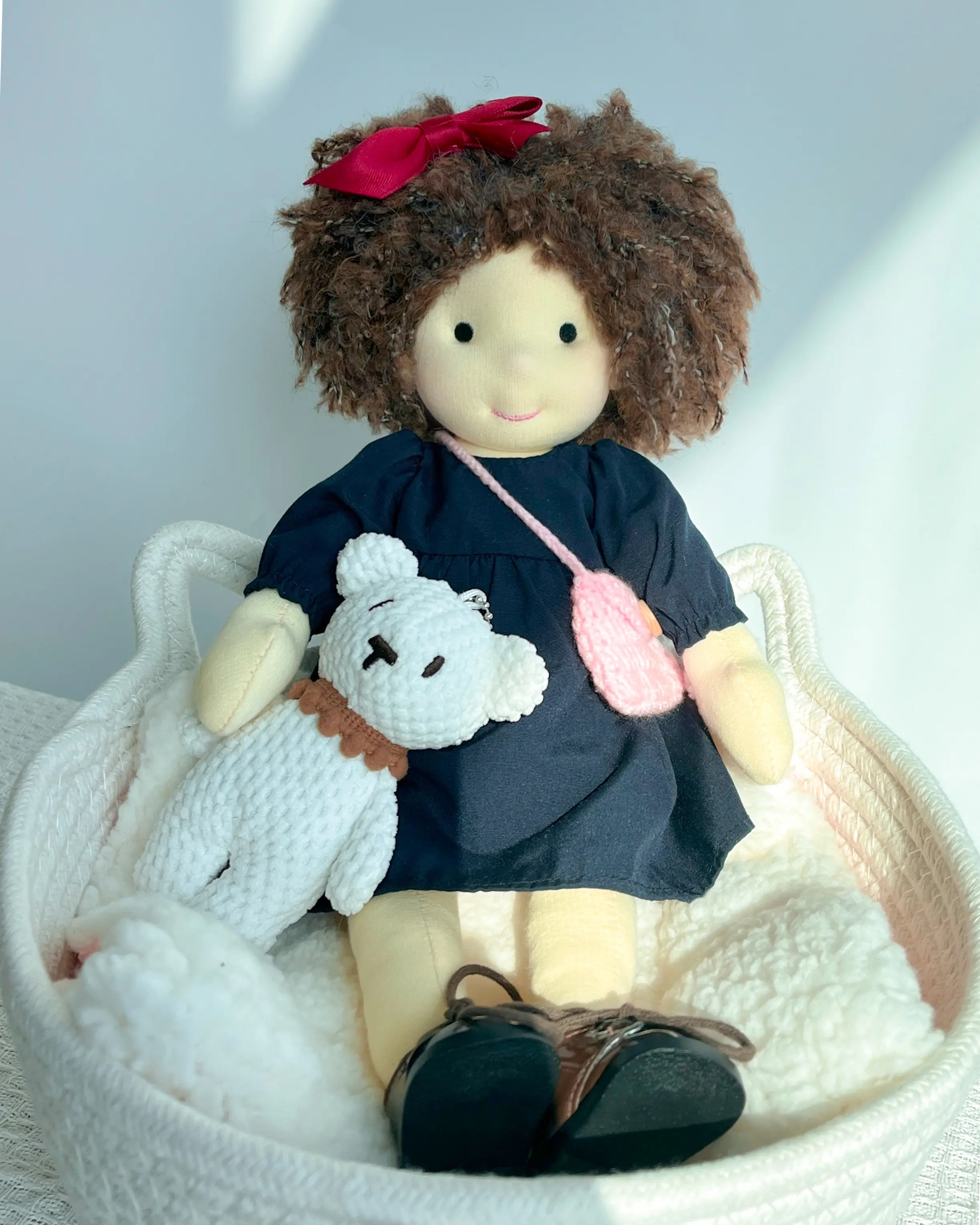 Waldorf Rag Doll - 12" Personalized Ignacy Plush | Kids Birthday Present in Beautiful Box