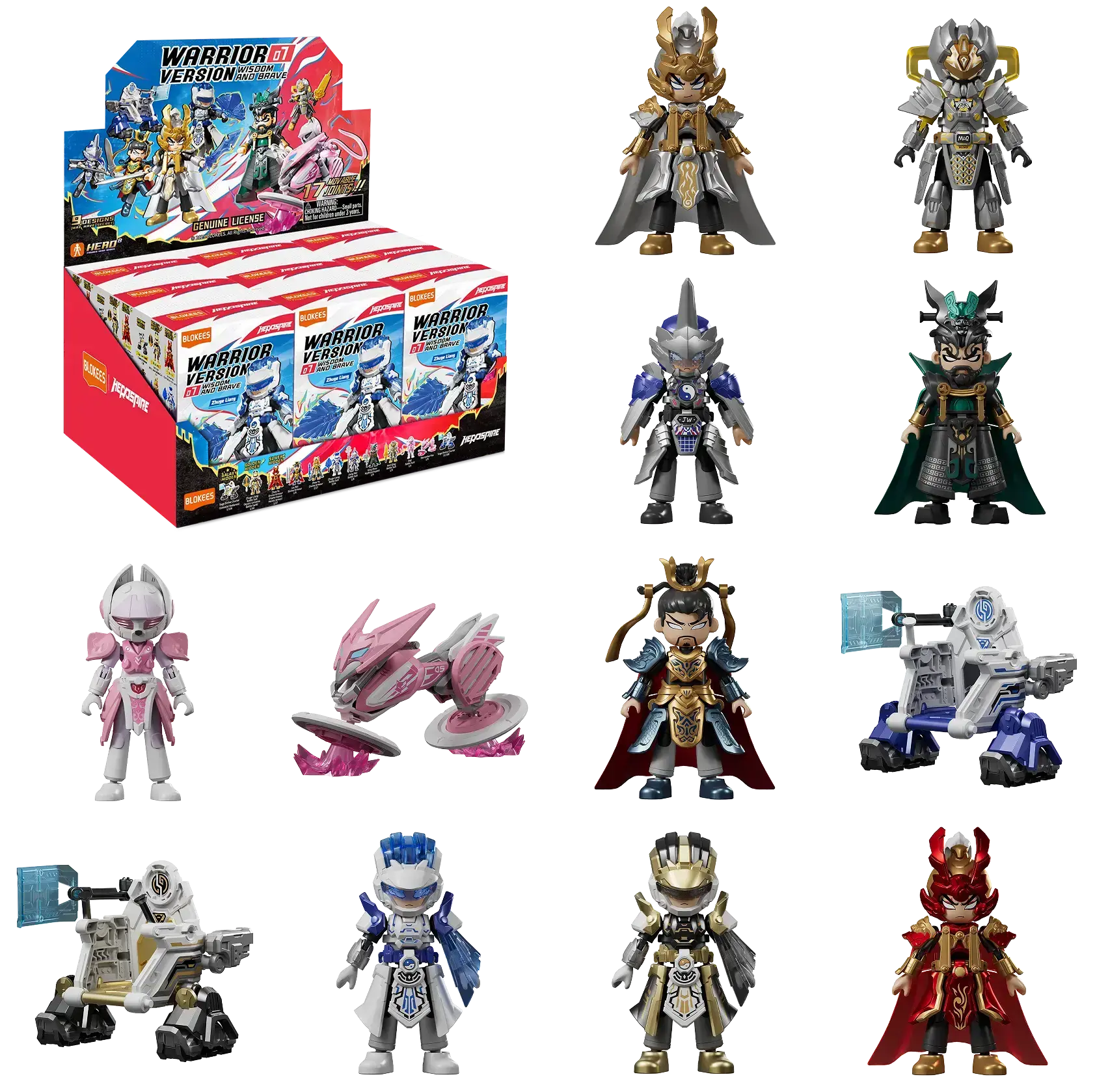 Blokees Herospire Warrior Version 07 - Wisdom And Brave Set Box