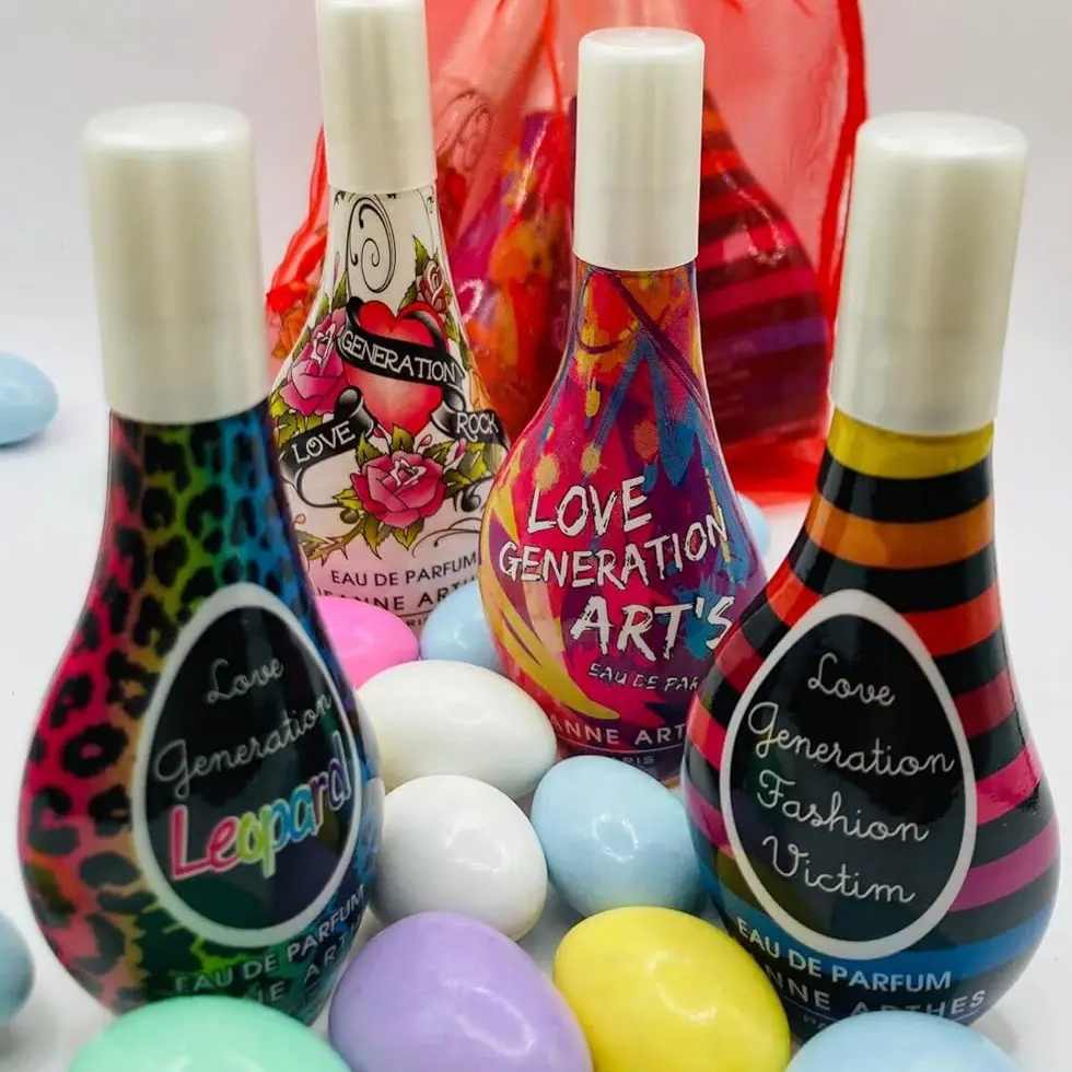 4-Pack Love Generation Set By Jean Arthes 7ml .23 FL EDP LADIES