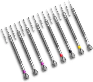 8 count Professional  Precision  Set 0.6-1.6mm, 8 Extra Replace  for Watch, Eyeglasses,  Work, Electronics Repair