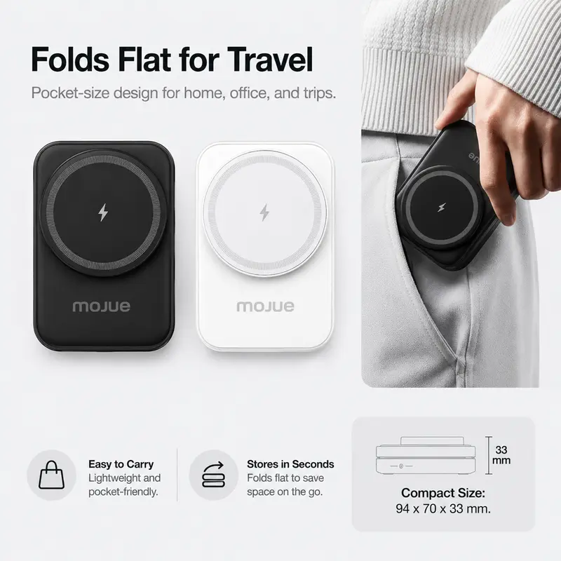 Foldable ultra portable pocket size design
