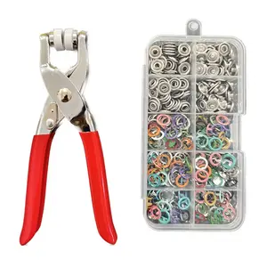 Grommet Pliers Kit Punch Kit the Snap Fastener Kit Grommet Tool Kit