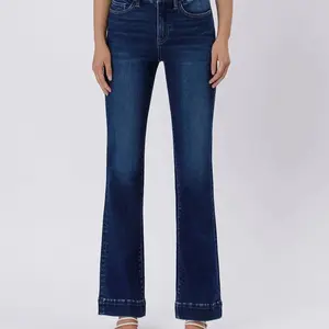 Flying Monkey: “Blue Element” High Rise Trouser Hem Bootcut Jeans