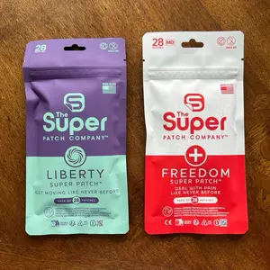 The Super Patch Company Liberty & Freedom Super Patch - 2 packs of 28 Hypo-allergenic Polyethylene Adhesive Patches for Balance and Stability