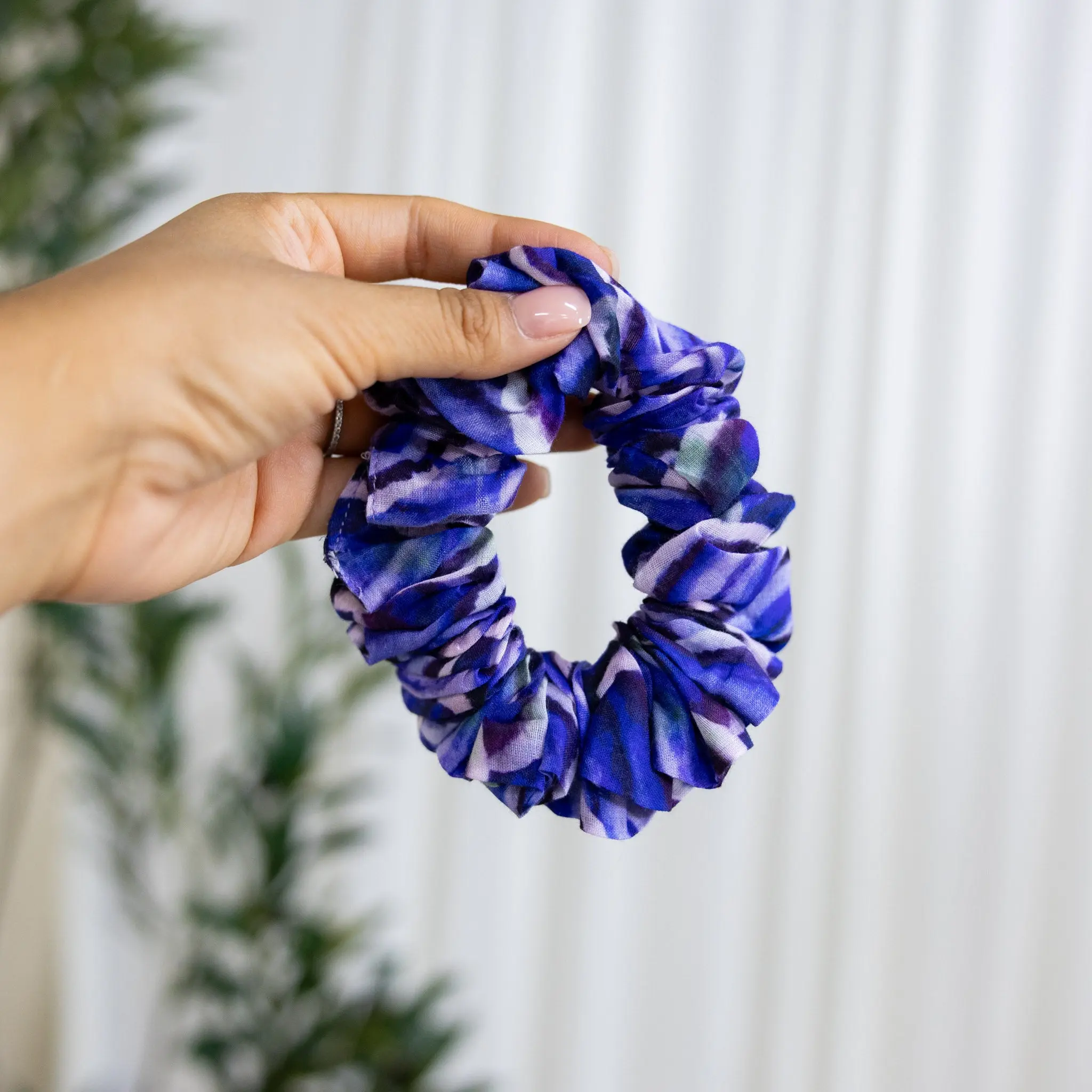 Turkey Tail Mushroom Scrunchie