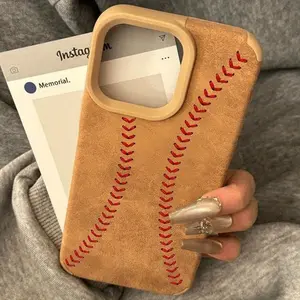 Phone Case with Baseball Stripe Design, for iPhone 17 Air/16 Plus/15 Pro Max/14 Pro/13/12/11, Full Protection Shockproof Phone Case, Ideal as a Gift for Family or Friends, Ideal Protective Accessory/JTQBTP8