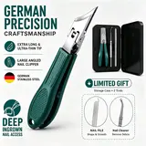 Eagle Beak Beveled Nail Clippers, 3Pcs/4Pcs Manicure Set, Wide Jaw Opening Anti-Splash Slanted Nail Clipper, Long Handle Wide Jaw Opening Anti-Splash Slanted Edge Nail Clipper for Thick Nails,Seniors&Ingrown Care