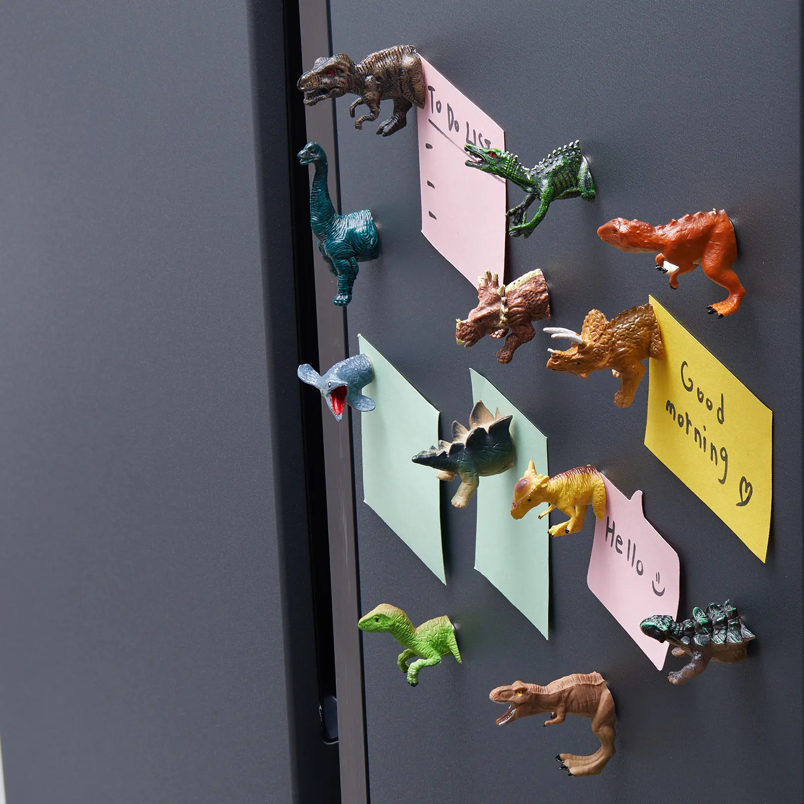 12-Piece Dinosaur Refrigerator Decorating Magnets - Playful Animal Jurassic Resin Half-Body Charms, Colorful Decorative Kitchen Supplies for Educational Learning, Christmas Gifting, Kitchen Decor, 12 Pcs