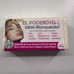 El poderoso jabón -neutral burro milk and coconout oil