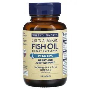Wiley's Finest Wild Alaskan Fish Oil, Peak EPA, 30 Softgels
