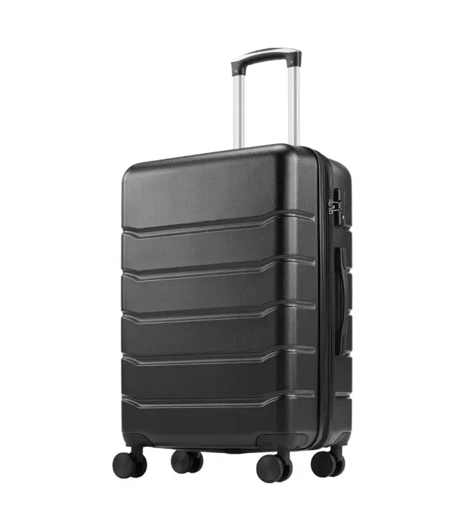edx 24 Inch Hardside Expandable Luggage with Spinner Wheels, Checked-Medium Lightweight Expandable Rolling Luggage with TSA Lock