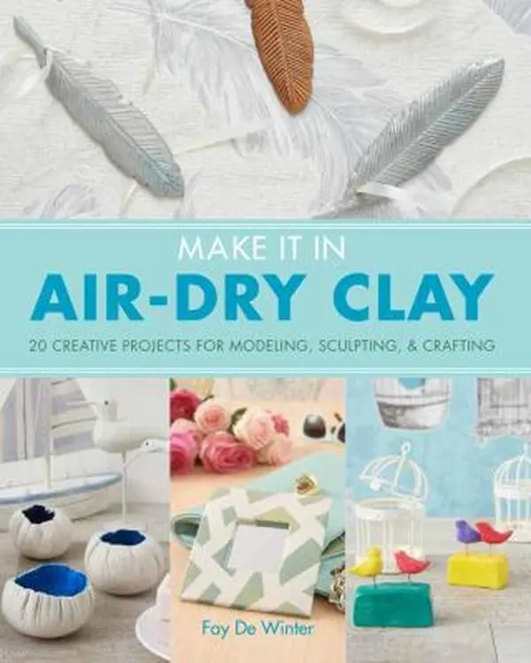 USED Book - Make It in Air-Dry Clay: 20 Creative Projects for Modeling, Sculpting & Crafting by De Winter, Fay (Paperback) - english