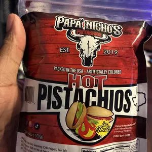 HOT PISTACHIOS WITH SHELL 6oz