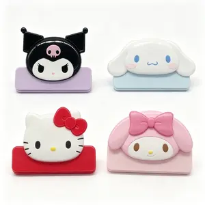 Sanrio Hello Kitty Decor Storage Clips, Multi-Purpose Book Clips for Home Supplies Hanging Use