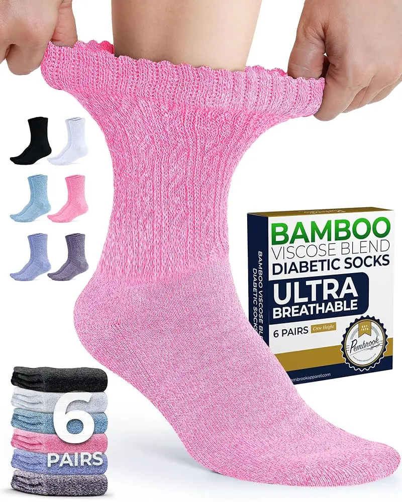 Purple/Pink/Lavender/Turquoise/White/Black - 6 Pai