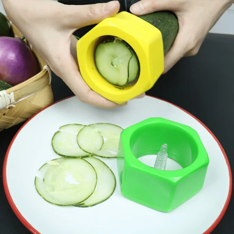 1pc Cucumber Peeler Rotating Cucumber Slicer Home Kitchen Gadget for Restaurant