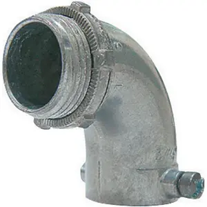 Gampak 49047 EMT Set Screw Connector 90 deg 0.5 in.