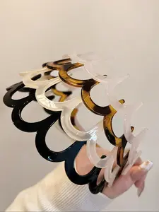 Solid Color Wave Design Headband, Casual Versatile Hair Accessories for Women, Durable Non-slip Tooth Design Hair Accessories for Daily Wear, Chic Headbands, Body Wave Headband