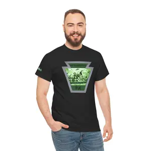 Bold Graphic "Reptiliadelphia, Pa" Unisex Heavy Cotton Tee for Casual Wear, Street Style, Unique Gift, Everyday Comfort, Trendy Apparel