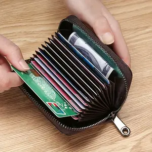 1pc Large Capacity RFID Blocking Mens Ultra-Thin Card Holder - Waterproof, Durable, Anti-Magnetic with Multi-Card Slots - Made of Premium PU Material for Safe Storage