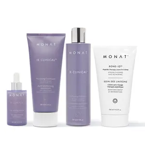 MONAT IR Clinical Hair Thinning Defense Serum + Bond IQ Peptide Therapy Leave-In Creme – Strengthening System
