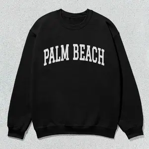 Palm Beach Sweatshirt Florida Collegiate Crewneck Sweater Unisex