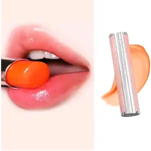 YNM Candy Honey Lip Balm Orange Red (+4 colors) Non-Sticky, High-Shine,Comfortable, Fuller-Looking Lips, tinted Lipbalm, moisturize with manuka honey