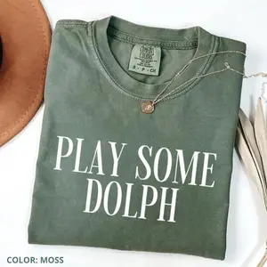Comfort Color Play Some Dolph T-Shirt – Hip Hop Tribute Quote Tee, Long Live Dolph Rap Legend Shirt, Trendy Memphis Hip Hop Gift for Women