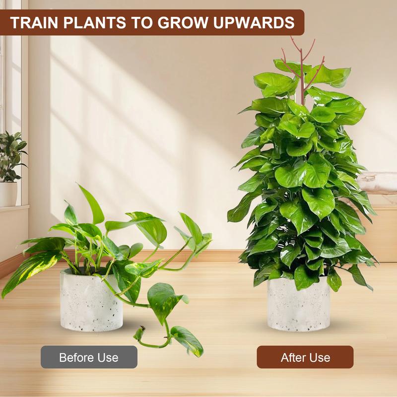 PERSZENStackable Monstera Plant Support Stakes, Plant Support Stakes for Indoor Plants Tall, Plant Climbing Support for Monstera, Philodendron, Potted Plants, Plant Poles for Climbing Plants (6PCS/15PCS)