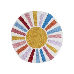 Makers Collective Rainbow Sun Kids' Throw Pillow