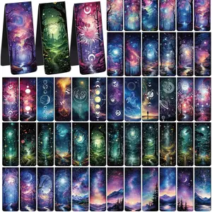Fantasy  Bookmarks for Women - 48 count Starry Night Moon Book Mark Gifts Bulk Cool Personalized   Page Markers Clips Reading Men  Student School Birthday Accessories