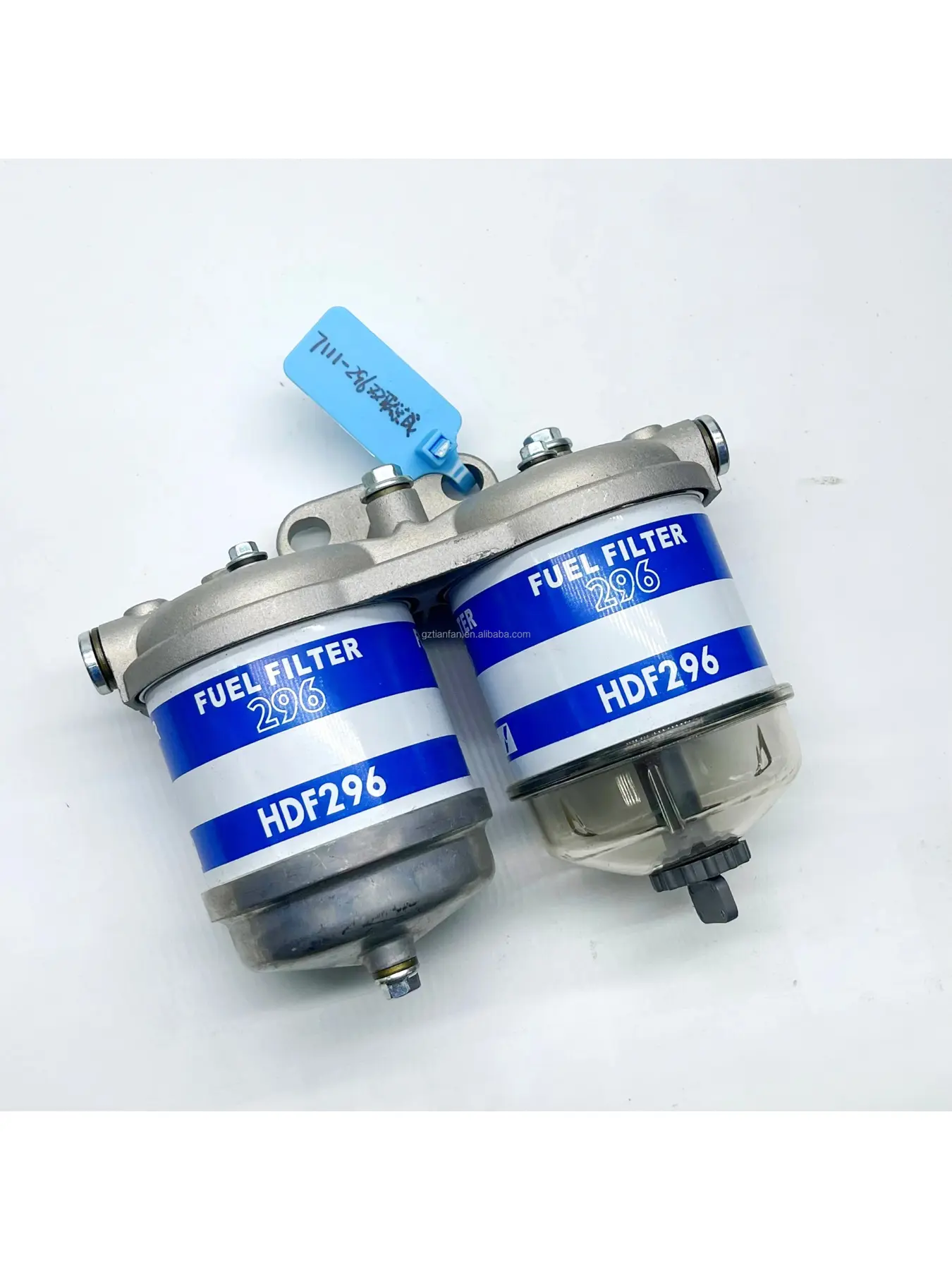 7111-296 Excavator Diesel Fuel Filter Oil Water Separator for HDF296 Engine Dual Fuel Filter Assembly