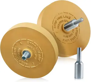 Pack Of 2 Rubber Decal Wheeler Eraser