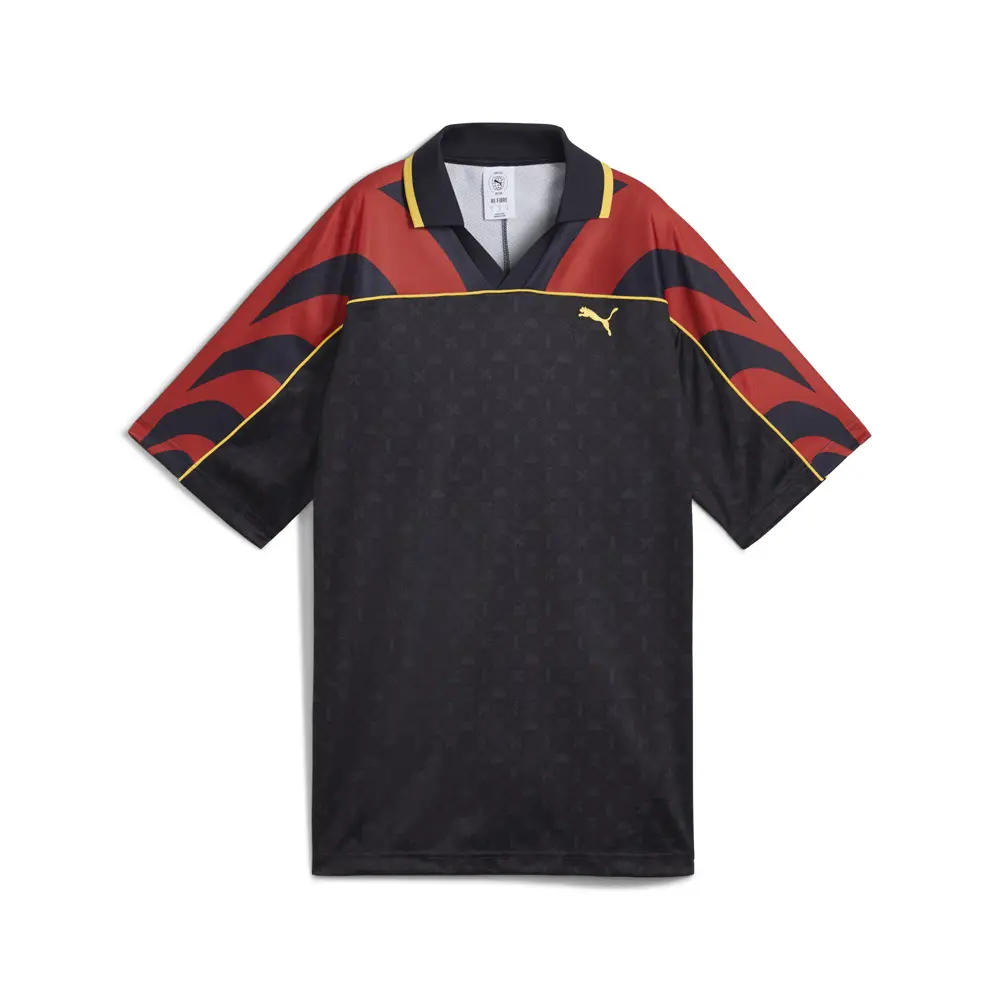 PUMA Mens Road To Unity Relaxed Graphic Collared Short Sleeve Jersey Casual - Blue