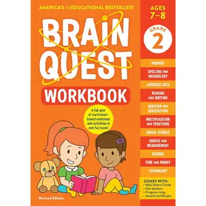 Brain Quest Workbook: 2nd Grade Revised Edition (Brain Quest Workbooks) - Paperback