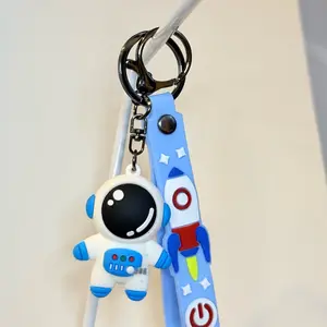 Space Rabbit Keychain - Unique Design with Space Rabbit Illustration, Ideal for Collectors and Fans