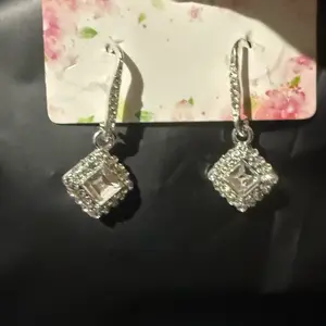 Zirconia Dangle Earrings