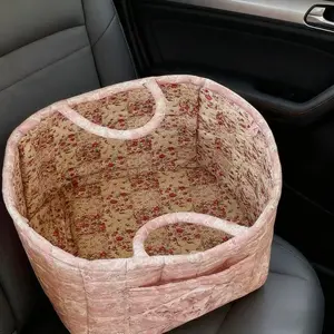 Storage Basket, Home Organizer Bag for Clothes Books Work Supplies, Save Space, Car Accessory, Car Storage Organizers