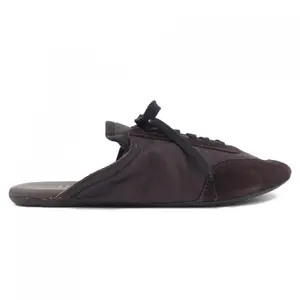 Pre-owned PRADA Nylon Small Leather Goods COLLAPSE RE Suede Shoes