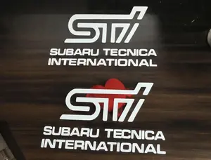 Subaru STI Fog Light Cover Decals