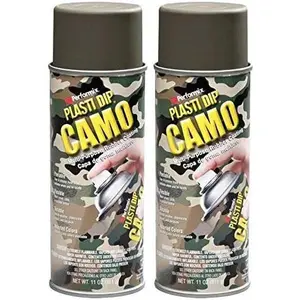 Plasti Dip Flat/Matte Camo Green Multi-Purpose Rubber Coating 11 oz oz.