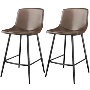 Rfiver 600 lbs Counter Height Bar Stools Set of 2