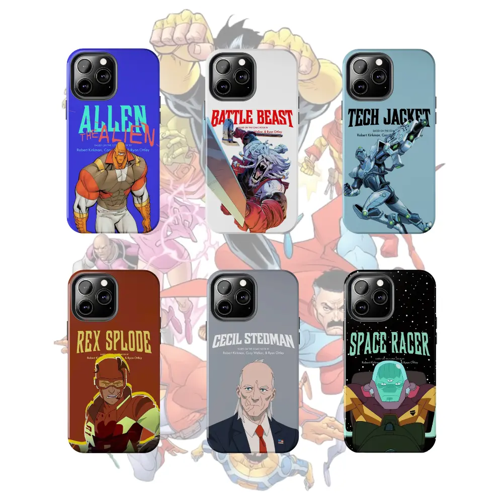 Invincible Phone Case Series - Invincible Character Tough Case - Comics Series Phonecase For Iphone And SamSung - Gift For Family And Friends - Best Gift