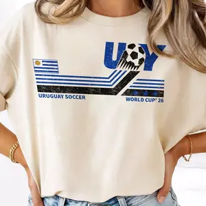 Uruguay Soccer Vintage Comfort Colors Shirt Gift For Fan