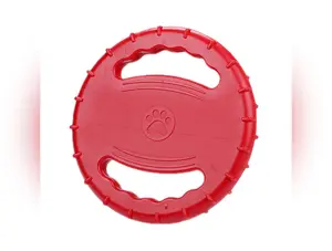Pet Training Frisbee Dog Frisbee Dog Toys Pet Teeth Training Toys Natural Rubber Floatable Frisbee