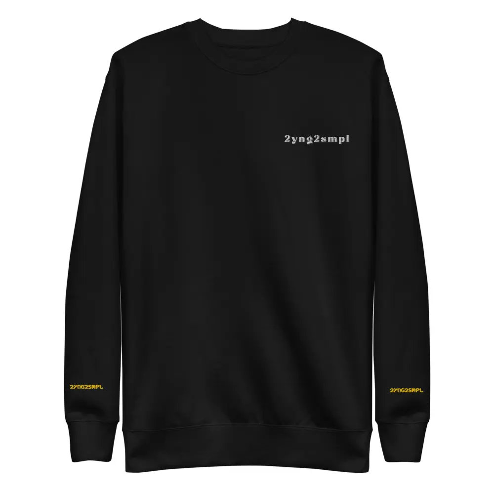 2yng2smpl Premium Sweatshirt